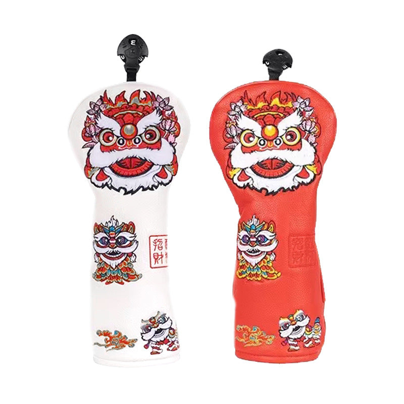 FUMI Golf Club Covers - PU Waterproof Head Covers - 1 Wood Cover, 3, 5 Fairway Wood Covers
