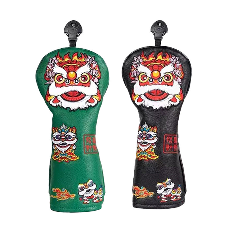 FUMI Golf Club Covers - PU Waterproof Head Covers - 1 Wood Cover, 3, 5 Fairway Wood Covers