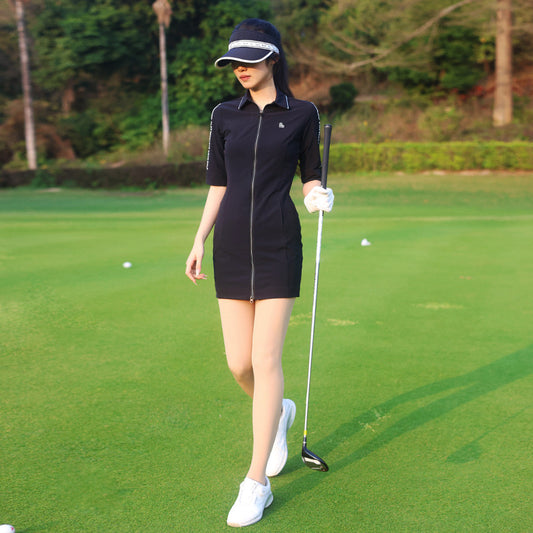 Women's Black Golf Dress