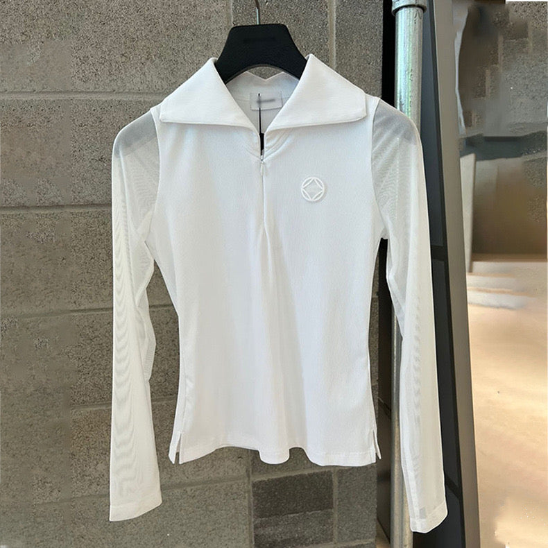 Women's Golf Top with Sleeves