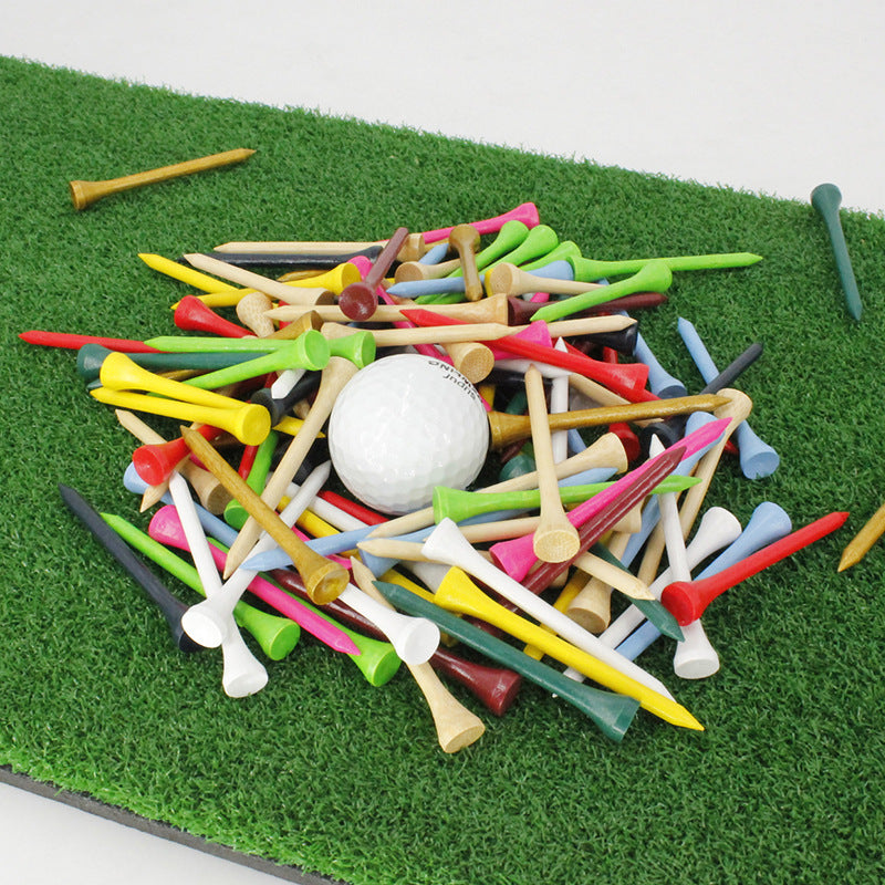 Eco-Friendly Wooden Golf Tees(50 Count)