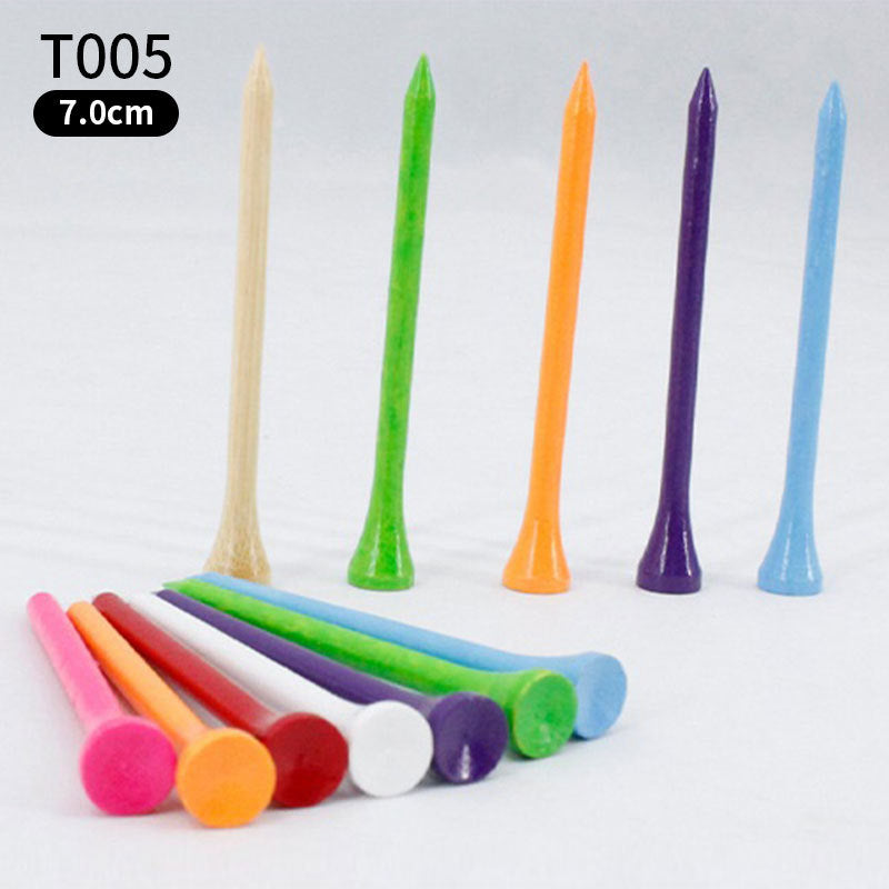 Eco-Friendly Wooden Golf Tees(50 Count)