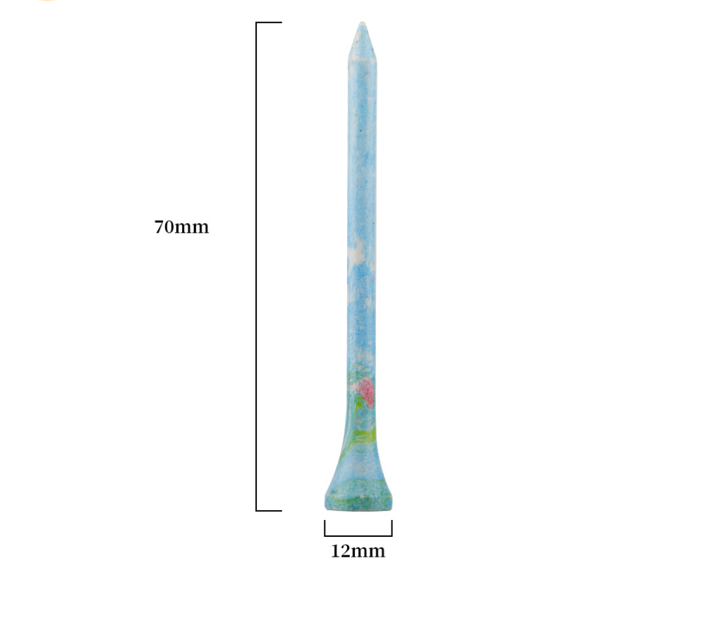 New Colorful Golf Tees 3 1/4 Inch, 2 3/4 Inch (50 Count)
