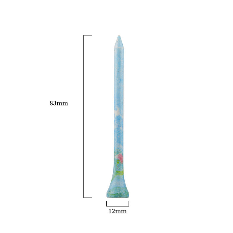 New Colorful Golf Tees 3 1/4 Inch, 2 3/4 Inch (50 Count)